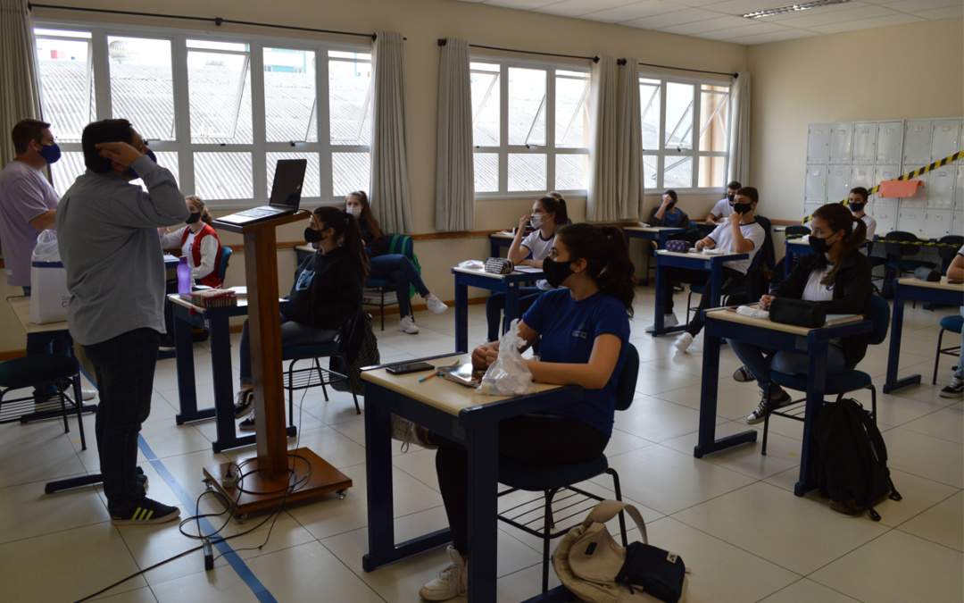 ﻿Colégio Franciscano Cristo Rei retorna às aulas presenciais